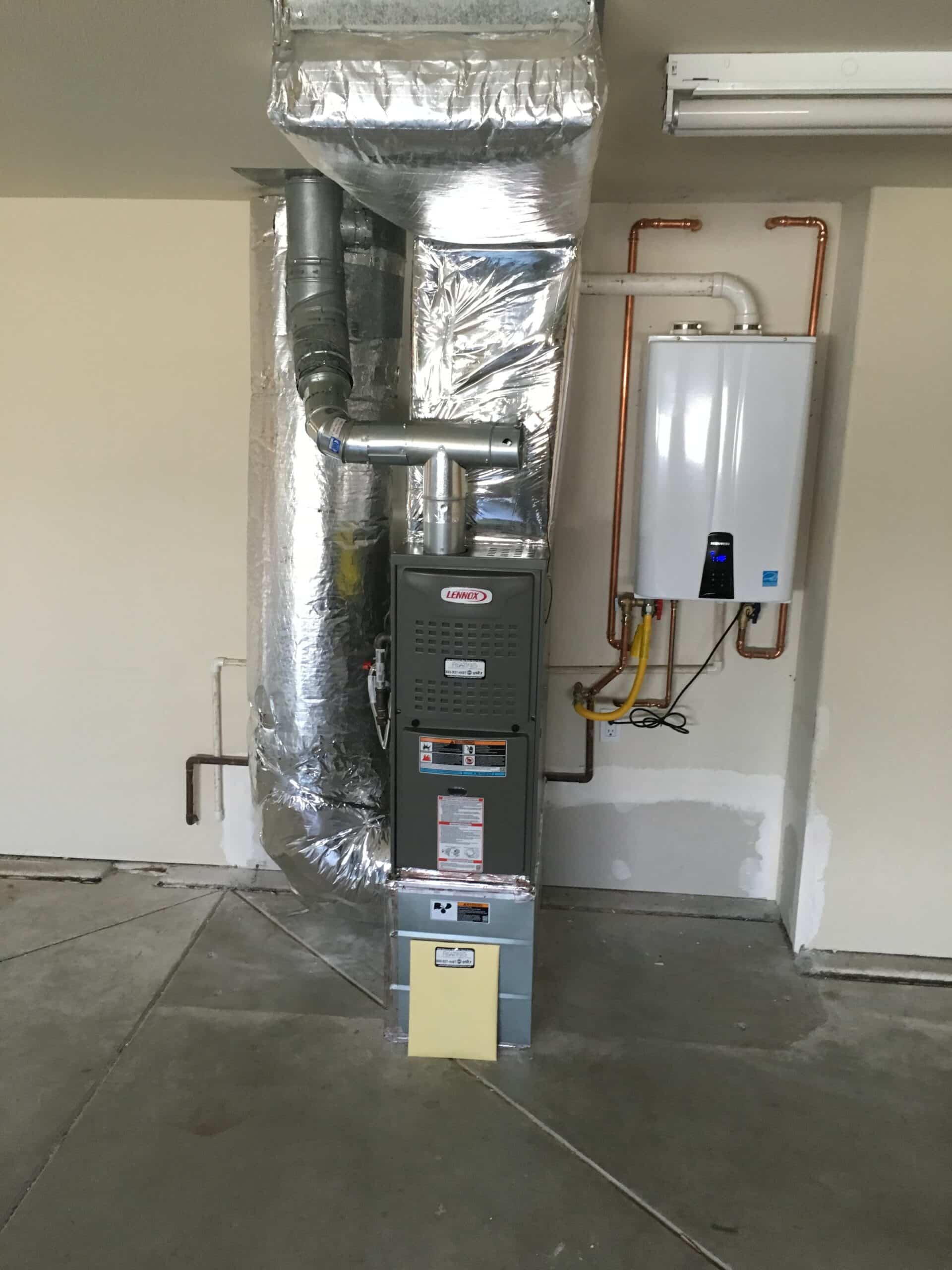 Newly Installed Furnace in basement