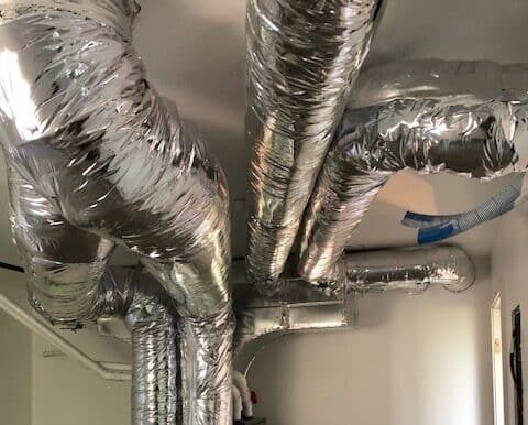 Custom ductwork for furnace